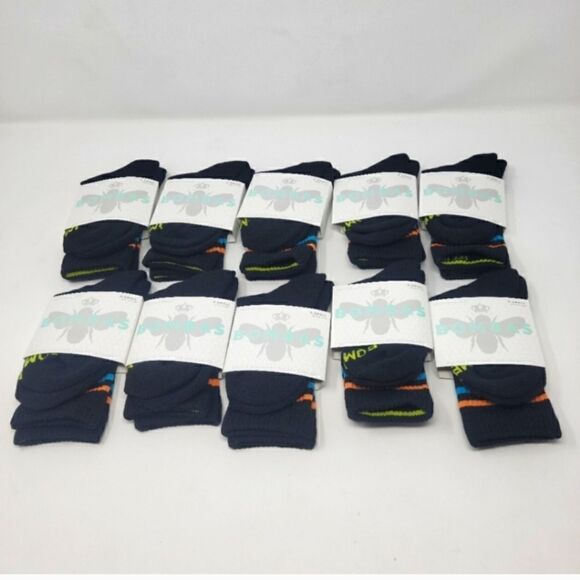 NWT BOMBAS Black ankle and/or crew Performance Socks Size XSmall - Med lot of 20 - Picture 4 of 8
